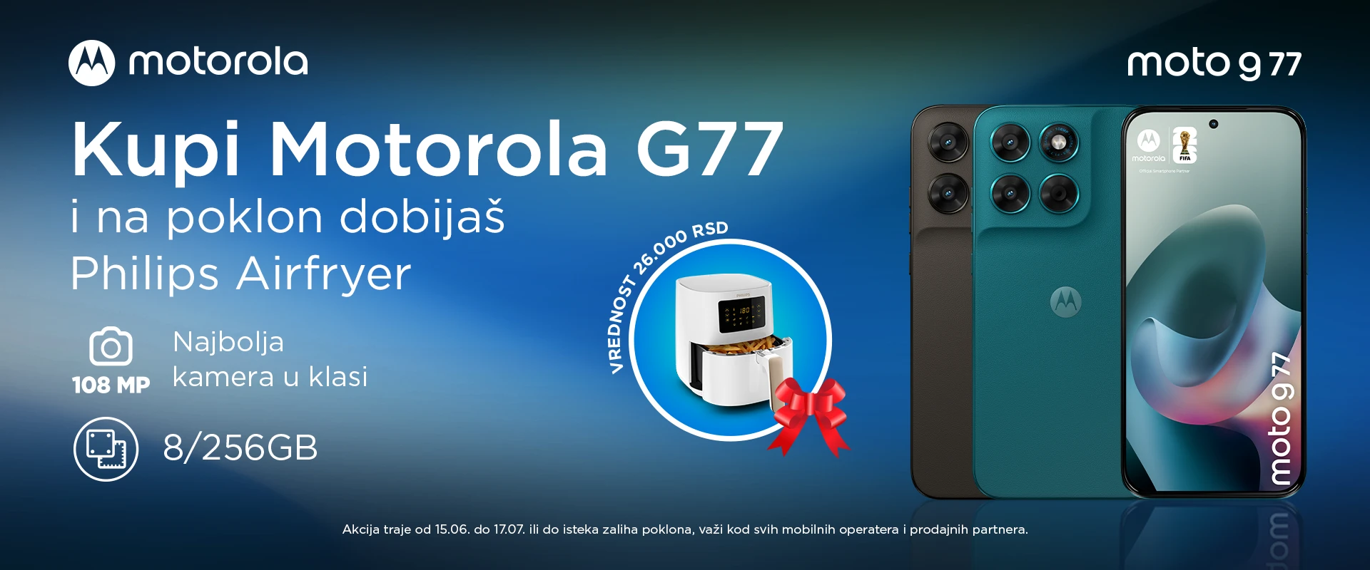 motorolapromocije Motorola g77 hero image 1920x800